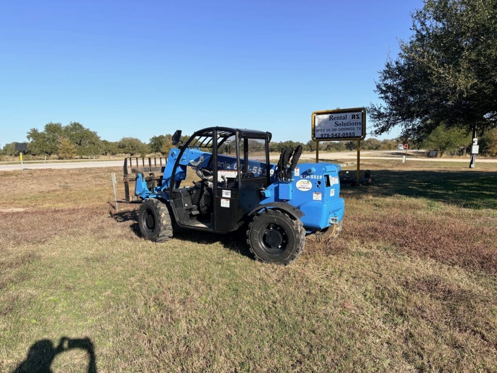 A blue Genie GTH-5519